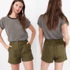 Madewell Olive Green Women's Cargo Shorts